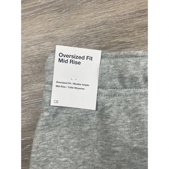 Nike Joggers Womens Plus Size 1X Oversized Mid Rise Fleece Cargo Gray DV5083 NWT - Picture 12 of 14